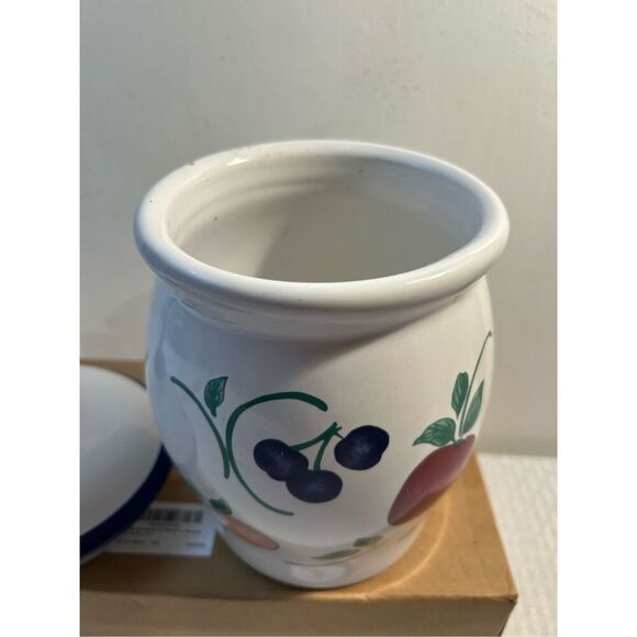 PH Princess House Orchard Medley Fruit medium 3rd canister 5” diameter - Picture 4 of 8